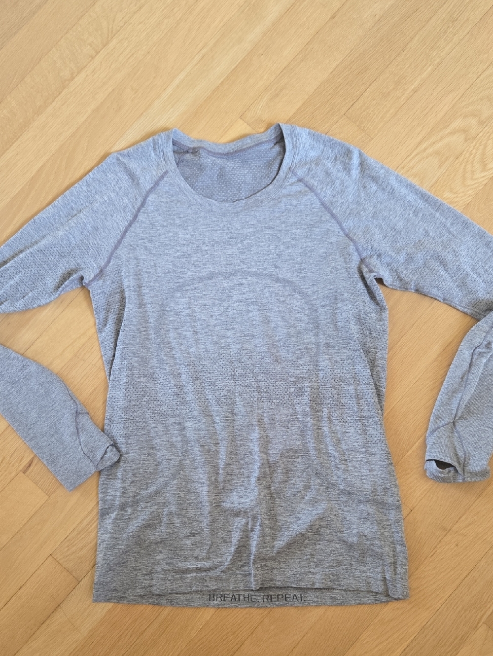 lululemon Long Sleeve Crew - Heather Gray